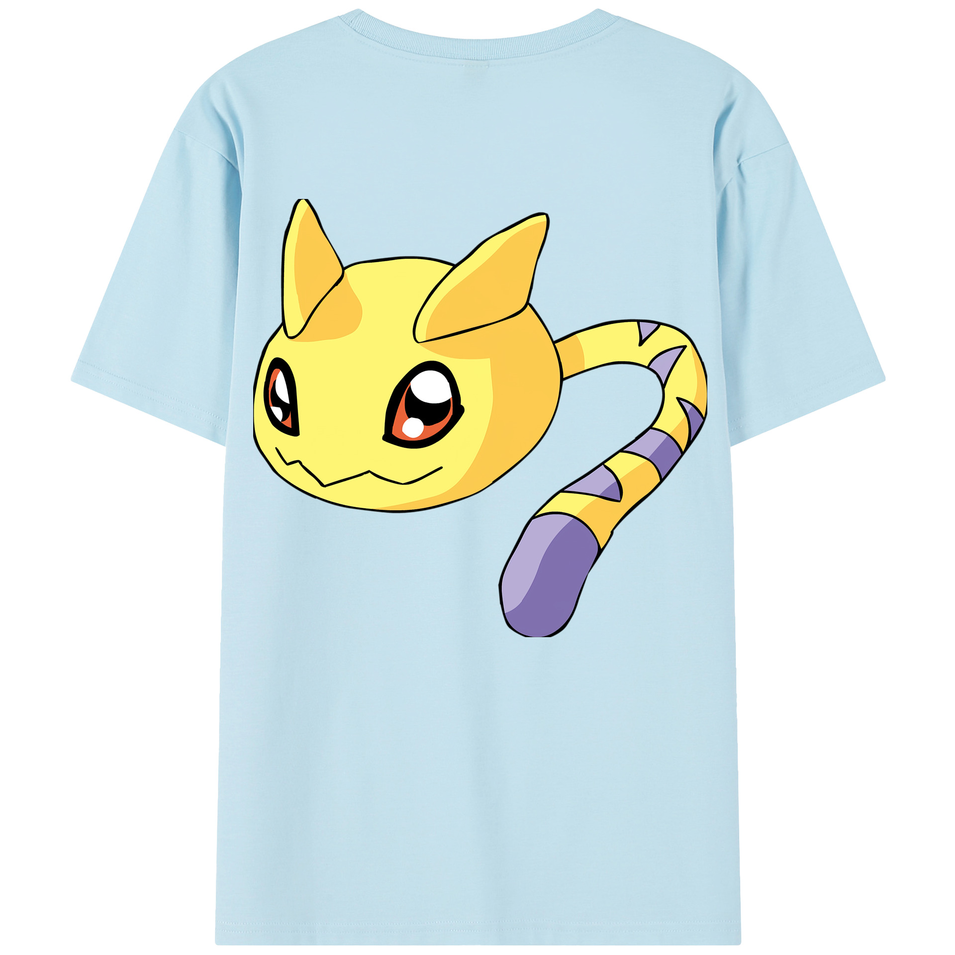 （画像用） Digimon デジタルモンスター/デジモン 綿100％半袖Tシャツ（背面プリント）
